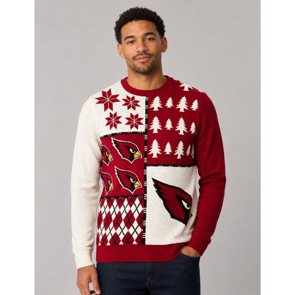 Arizona Cardinals Ugly Christmas Sweater M NFL Team Apparel Holiday Pullover